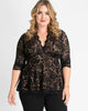 Linden Lace Peplum Top - thumbnail