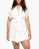 Sherry Chiffon Lace-Trim Chemise Robe - thumbnail