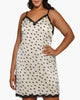 Nadia Polka-Dot Satin Chemise - thumbnail
