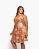 Bella Floral-Print Satin Chemise - thumbnail