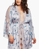 Humming Bird Lace-Trim Robe - thumbnail