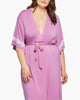 Regina Short-Sleeve Lace-Trim Robe - thumbnail