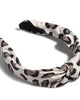 Annalise Knotted Leopard Headband - thumbnail