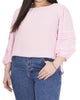 Courtney Pleated Sleeve Blouse - thumbnail