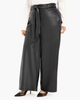 Emily Wide Leg Faux-Leather Pant - thumbnail