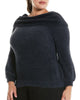 Leah Foldover Sweater - thumbnail