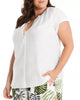 Sierra Button-Front Blouse - thumbnail