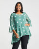 Begin Again Ruffled High-Low Tunic - thumbnail