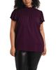 Remedy Smocked Mock Neck Blouse - thumbnail