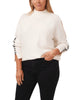 Isabelle Cut-Out Mock Neck Sweater - thumbnail