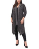 Josie Animal-Print Asymmetrical Cardigan - thumbnail