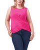 Norah Faux-Wrap Sleeveless Top - thumbnail