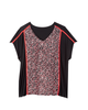 Dinah Short Sleeve Woven Front Top - thumbnail