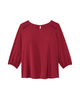Myra 3/4 Sleeve Button Shoulder Blouse - thumbnail
