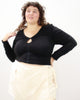 Pucker Up Cutout Ruched Top - thumbnail