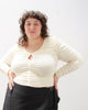 Pucker Up Cutout Ruched Top - thumbnail