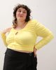 Pucker Up Cutout Ruched Top - thumbnail