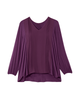 Brenna Long Sleeve Pleated Tunic - thumbnail