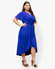 Catalina Flutter-Sleeve Faux-Wrap Dress - thumbnail