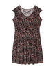 Ceram Criss-Cross Neck Fit and Flare Dress - thumbnail