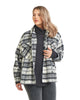 Florence Plaid Shirt Jacket - thumbnail