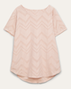 Ilse Jacquard Zig Zag Top - thumbnail