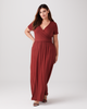 Carnation Wrap Maxi Dress - thumbnail