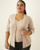 Iva Ribbed Cardigan - thumbnail