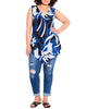 Galellea Abstract Geo Print Tunic - thumbnail
