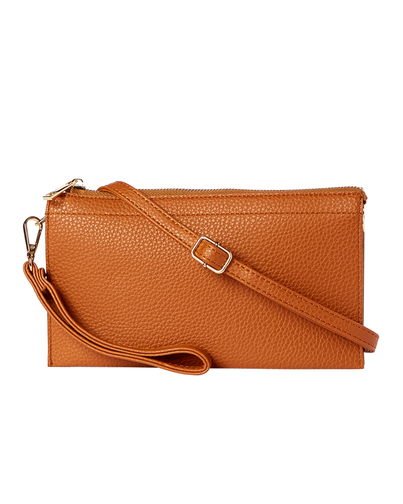 Zina Convertible Crossbody Bag | Tan
