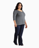 Brady Button-Sleeve Tee - thumbnail