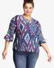 Nicole Printed Kimono Top - thumbnail