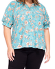 Leah Button Down Ruffle Blouse - thumbnail