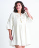 Tamana Volume Sleeve Mini Dress - thumbnail