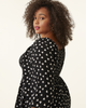 Julia Printed Smocked Woven Top - thumbnail