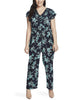Janette Flutter-Sleeve Jumpsuit - thumbnail