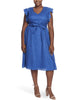 Joyce Ruffled Chambray Dress - thumbnail