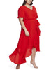 Julianne Belted High-Low Hem Dress - thumbnail