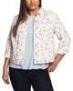 Racquel Floral-Print Denim Jacket - thumbnail