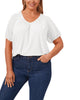 Mila Embroidered Puff Sleeve Top - thumbnail