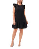 Penelope Flutter Sleeve Ruffle Dress - thumbnail