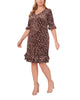 Hailey Velvet Ruffled Dress - thumbnail