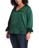 Aubree Tie Sleeve Blouse - thumbnail