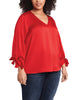 Aubree Tie Sleeve Blouse - thumbnail