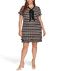 Blakely Tweed Ruffle-Hem Dress - thumbnail