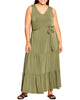 Nadia Tiered Maxi Dress - thumbnail