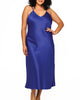 Natasha Satin Long Chemise - thumbnail