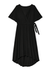 Beverly Hills High-Low Wrap Dress - thumbnail