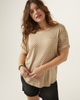 Janice Polka-Dot French Terry Tee - thumbnail