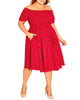 Cherie Polka Dot Pin Up Dress - thumbnail